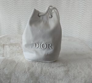 Dior Classic White Cosmetic Bag